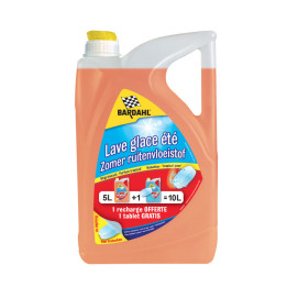 Bardahl Lave-Glace Été rechargeable 5L + Pastille offerte